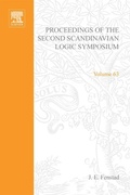 Cover: Proceedings of the Second Scandinavian Logic Symposium - Elsevier