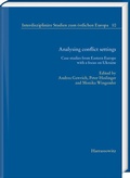 Cover: Analysing conflict settings - Harrassowitz Verlag