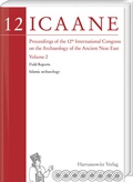 Cover: Proceedings of the 12th International Congress on the Archaeology of the Ancient Near East - Harrassowitz Verlag