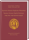 Cover: Tigrinisch - Deutsch - Englisches W&ouml;rterbuch. Tigrinya - German - English Dictionary - Harrassowitz Verlag