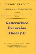 Cover: Generalized Recursion Theory II - Elsevier