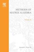 Cover: Methods of Matrix Algebra - Academic Press