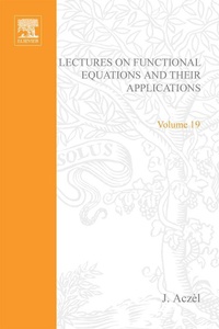 Abbildung von: Lectures on Functional Equations and Their Applications - Academic Press