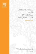 Cover: Differential and Integral Inequalities - Academic Press