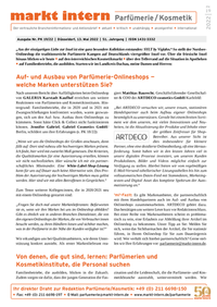 Abbildung von: markt intern Parfümerie/Kosmetik - markt intern Verlag