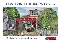 Enlarge image Cover: Observing the Railway in 2022 - Railway Correspondence & Travel Society