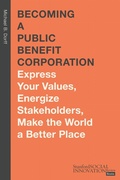 Cover: Becoming a Public Benefit Corporation - Stanford Business Books,US
