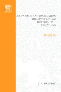 Abbildung von: Comparison and Oscillation Theory of Linear Differential Equations - Academic Press