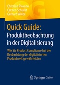 Cover: Quick Guide: Produktbeobachtung in der Digitalisierung - Springer Gabler