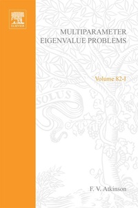 Abbildung von: Multiparameter Eigenvalue Problems - Academic Press