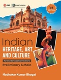 Cover: Indian Heritage, Art and Culture (Preliminary & Main) 3ed by Access - CL Educate Limited