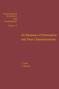 Cover: On Measures of Information and Their Characterizations - Academic Press