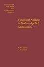 Cover: Functional Analysis in Modern Applied Mathematics - Elsevier