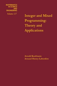 Abbildung von: Integer and Mixed Programming - Academic Press