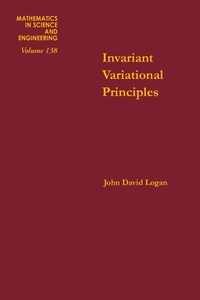 Abbildung von: Invariant Variational Principles - Academic Press