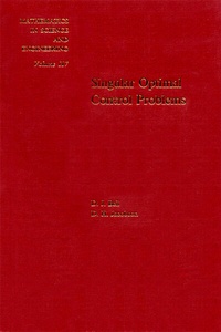 Abbildung von: Singular Optimal Control Problems - Academic Press