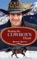 Cover: Roping the Cowboy's Heart (Rowdy Ranch, #5) - Ocean Dance Press LLC