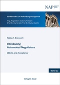 Bild: Introducing Automated Negotiators - Kovac, Dr. Verlag