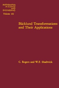 Enlarge image Cover: Ba?cklund Transformations and Their Applications - Academic Press