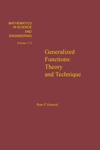 Abbildung von: Generalized Functions - Academic Press