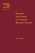 Cover: Decision and Control in Uncertain Resource Systems - Academic Press
