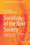 Cover: Sociology of the Next Society - Springer