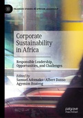 Cover: Corporate Sustainability in Africa - Palgrave Macmillan
