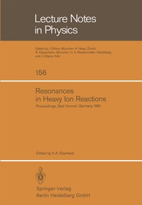 Abbildung von: Resonances in Heavy Ion Reactions - Springer