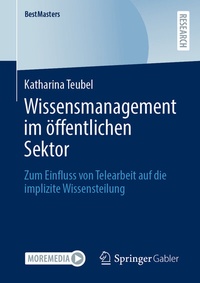 Abbildung von: Wissensmanagement im öffentlichen Sektor - Springer Gabler