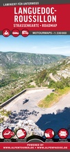 Cover: MoTourMaps Languedoc-Roussillon Auto- und Motorradkarte 1:330.000 - MoTourMedia