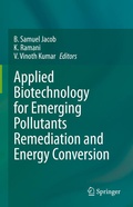 Cover: Applied Biotechnology for Emerging Pollutants Remediation and Energy Conversion - Springer