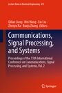 Cover: Communications, Signal Processing, and Systems - Springer