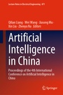 Cover: Artificial Intelligence in China - Springer