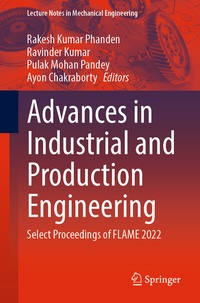 Abbildung von: Advances in Industrial and Production Engineering - Springer