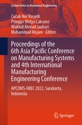Cover: Proceedings of the 6th Asia Pacific Conference on Manufacturing Systems and 4th International Manufacturing Engineering Conference - Springer