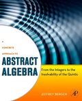 Cover: A Concrete Approach to Abstract Algebra - Academic Press