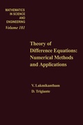Cover: Theory of Difference Equations Numerical Methods and Applications by V Lakshmikantham and D Trigiante - Elsevier