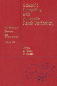 Enlarge image Cover: Scientific Computing with Automatic Result Verification - Academic Press