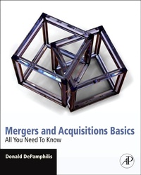 Enlarge image Cover: Mergers and Acquisitions Basics - Academic Press