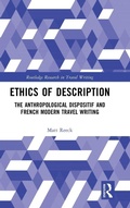 Cover: Ethics of Description - Routledge