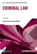Cover: Law Express Revision Guide: Criminal Law - Pearson Education Limited