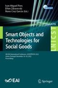 Cover: Smart Objects and Technologies for Social Goods - Springer