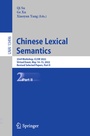 Bild: Chinese Lexical Semantics - Springer