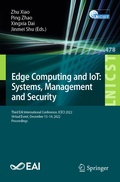 Cover: Edge Computing and IoT: Systems, Management and Security - Springer
