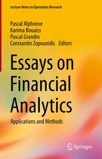Enlarge image Cover: Essays on Financial Analytics - Springer