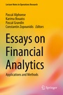 Cover: Essays on Financial Analytics - Springer