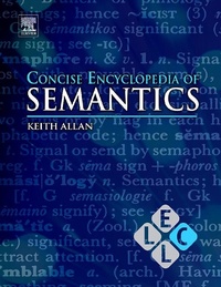 Enlarge image Cover: Concise Encyclopedia of Semantics - Elsevier