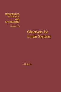 Abbildung von: Observers for Linear Systems - Academic Press