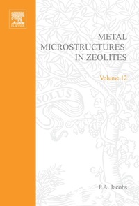 Enlarge image Cover: Metal Microstructures in Zeolites - Elsevier