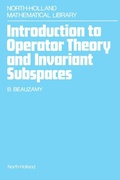 Cover: Introduction to Operator Theory and Invariant Subspaces - Elsevier